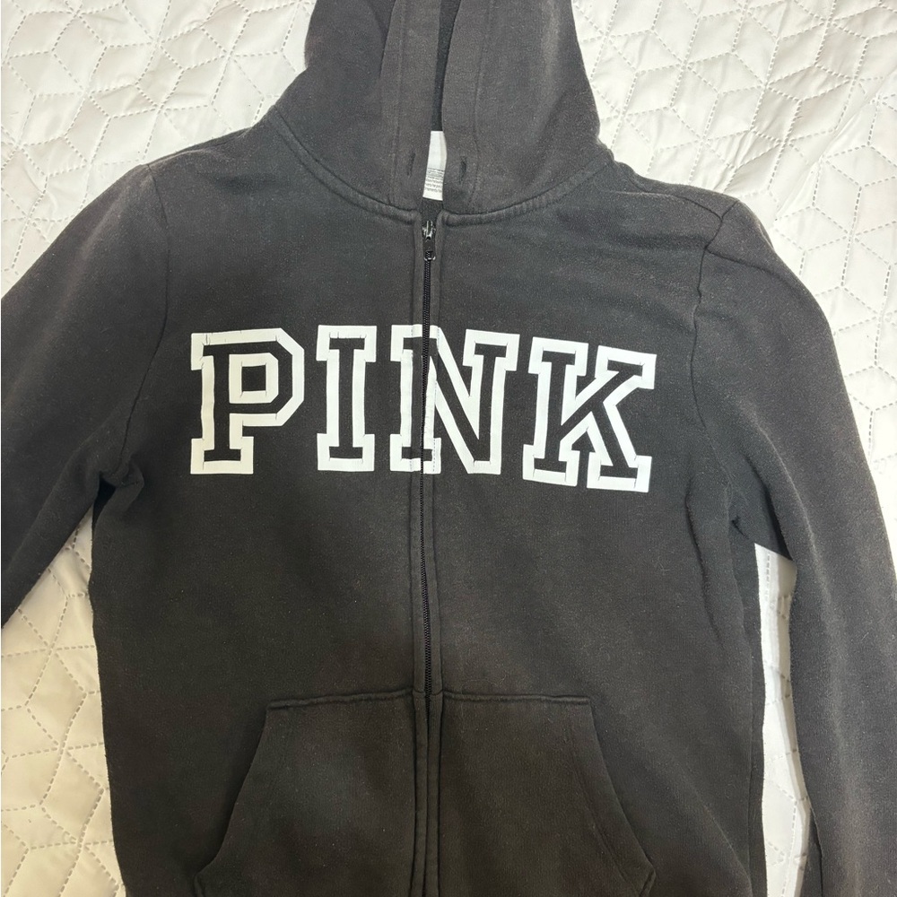 Black pink jacket
